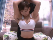MM号でママ（神ユキ Dカップ）さんバレー帰りの汗ばむカラダを辱めストレッチ体験！