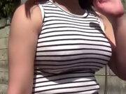 ボリューミーなJカップを主張する着衣爆乳おっぱい 美雲あい梨